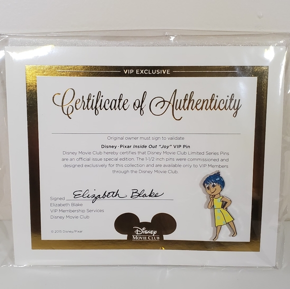 DISNEY PIN - JOY - Picture 2 of 3